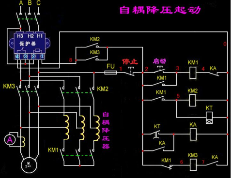 自耦變壓器怎么接線